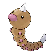 Weedle official Pokemon artwork