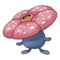 Vileplume official Pokemon artwork