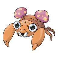 Paras official Pokemon artwork