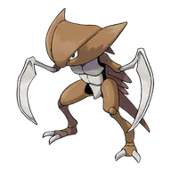 Kabutops official Pokemon artwork