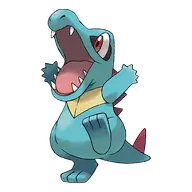 Totodile official Pokemon artwork