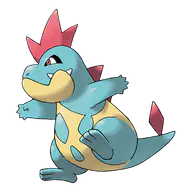 Croconaw official Pokemon artwork