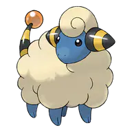 Mareep official Pokemon artwork