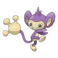 Aipom official Pokemon artwork