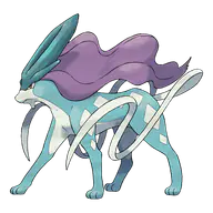 Suicune official Pokemon artwork