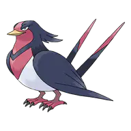 Swellow official Pokemon artwork