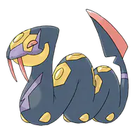 Seviper official Pokemon artwork