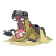 Hippowdon official Pokemon artwork