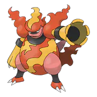 Magmortar official Pokemon artwork