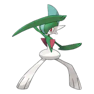 Gallade official Pokemon artwork