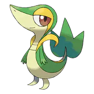 Snivy official Pokemon artwork