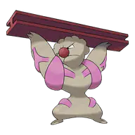 Gurdurr official Pokemon artwork