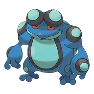 Seismitoad official Pokemon artwork