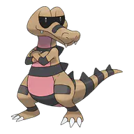 Krokorok official Pokemon artwork