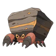 Crustle official Pokemon artwork