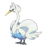 Swanna official Pokemon artwork