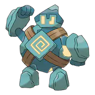 Golett official Pokemon artwork