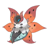 Volcarona official Pokemon artwork