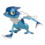 Frogadier official Pokemon artwork