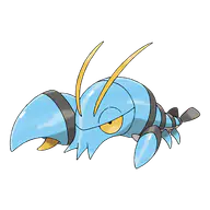 Clauncher official Pokemon artwork