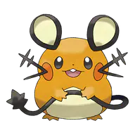 Dedenne official Pokemon artwork