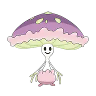Shiinotic official Pokemon artwork