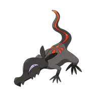 Salandit official Pokemon artwork