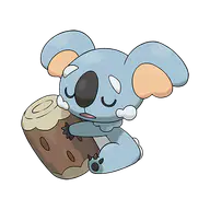 Komala official Pokemon artwork