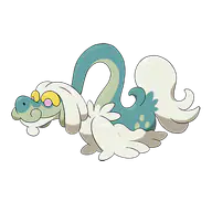 Drampa official Pokemon artwork