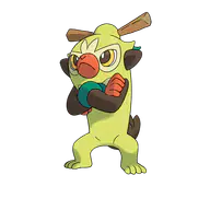 Thwackey official Pokemon artwork