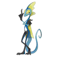 Inteleon official Pokemon artwork