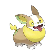 Yamper official Pokemon artwork