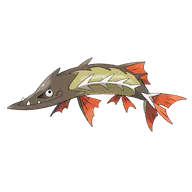 Barraskewda official Pokemon artwork