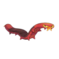Sizzlipede official Pokemon artwork