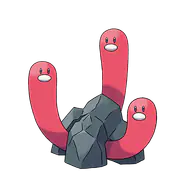 Wugtrio official Pokemon artwork