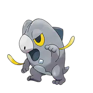 Frigibax official Pokemon artwork