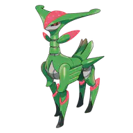 Iron Leaves official Pokemon artwork