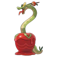 Hydrapple official Pokemon artwork